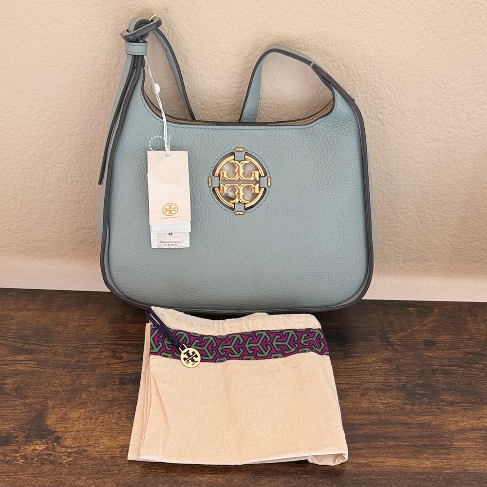 Tory Burch Blue Miller Small Shoulder Bag